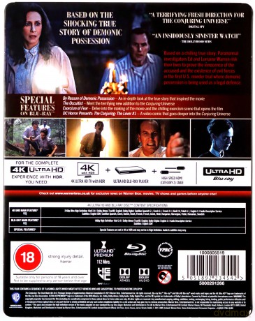 Obecność 3: Na rozkaz diabła (steelbook) [Blu-Ray 4K]+[Blu-Ray]