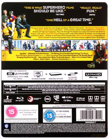 Legion Samobójców: The Suicide Squad (steelbook) [Blu-Ray 4K]+[Blu-Ray]