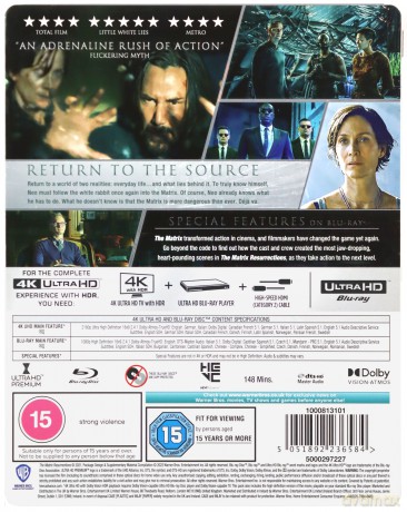 The Matrix Resurrections (Matrix: Zmartwychwstania) (steelbook) [Blu-Ray 4K]+[Blu-Ray]