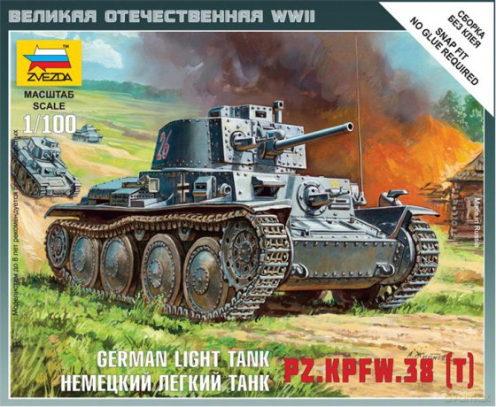 ZVEZDA Pz.Kpwf.38(t) 6130 [MODELARSTWO]