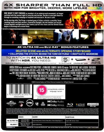 The Forever Purge (Noc oczyszczenia: Żegnaj Ameryko) (steelbook) [Blu-Ray]