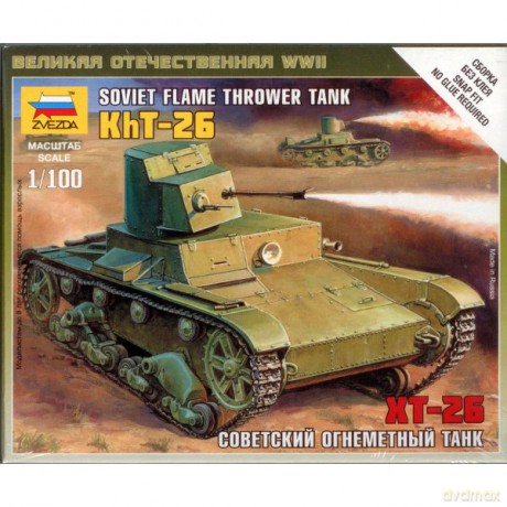ZVEZDA KhT26 Soviet Flame Thrower Tank 6165 [MODELARSTWO]