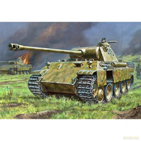 ZVEZDA Pz. Kpfw. V Panther Ausf.D 5010 [MODELARSTWO]