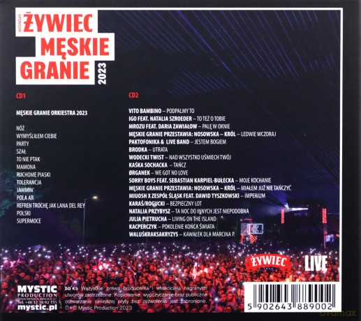 Męskie Granie 2023 (digipack) [2CD]