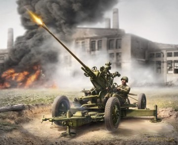 ZVEZDA Soviet 37mm Anti Aircraft Gun61K 6115 [MODELARSTWO]