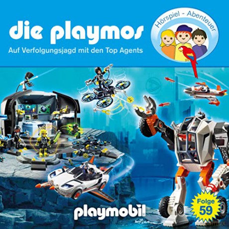 Die Playmos: (59)Auf Verfolgungsjagd Mit Den Top Agents [CD]