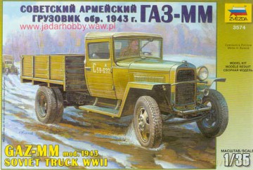 ZVEZDA GAZMM mod.1943 WWII 3574 [MODELARSTWO]
