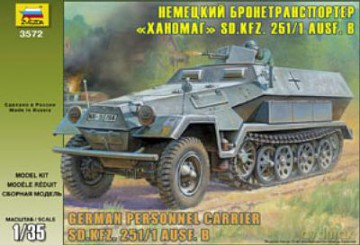 ZVEZDA German Personnel Carrier Sd.Kfz. 3572 [MODELARSTWO]