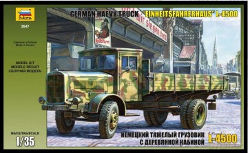ZVEZDA L4500 Einheitsfahrerhaus German 3647 [MODELARSTWO]
