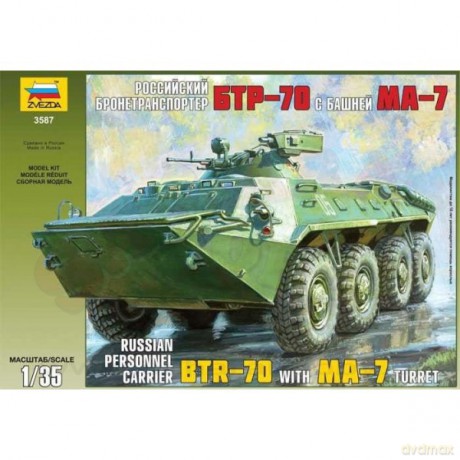ZVEZDA Russian Personel Carrier BTR70 3587 [MODELARSTWO]