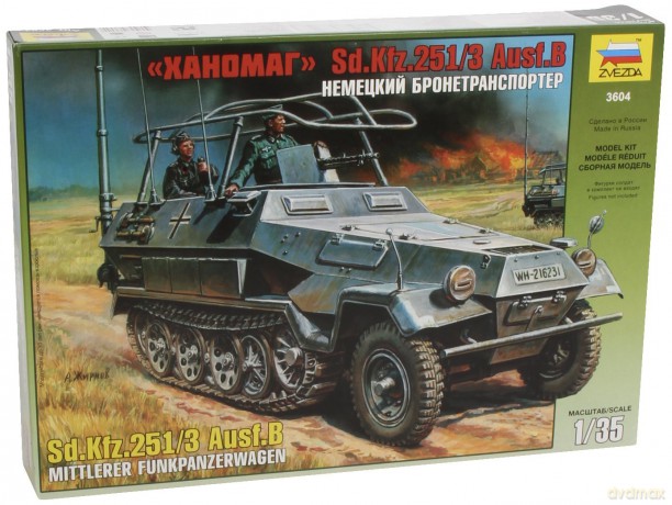 ZVEZDA Sd.Kfz.2513 Ausf.B 3604 [MODELARSTWO]