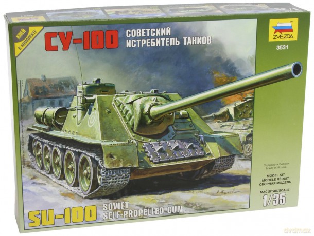 ZVEZDA SU100 Soviet SelfPropelled Gun 3531 [MODELARSTWO]