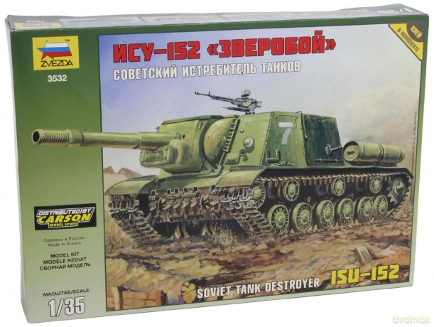 ZVEZDA ISU152 3532 [MODELARSTWO]