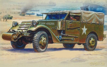 ZVEZDA M3 Armored Scout Car 3581 [MODELARSTWO]