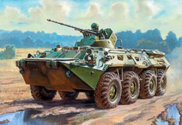 ZVEZDA BTR80A Russian personnel carrier 3560 [MODELARSTWO]