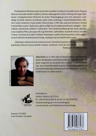 Szpiedzy W Warszawie - Furst Alan [AUDIOBOOK] [CD-MP3]