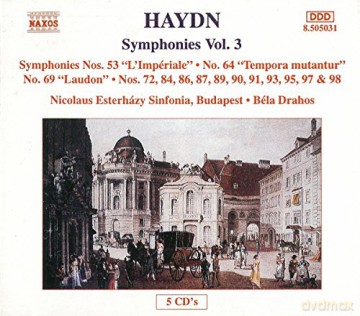 Drahos/Esterhazy Sinfonia: Symphonien Vol.3 [5CD]