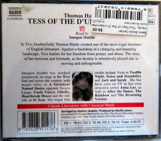 Imogen Stubbs: Tess Of The DUrbervilles [3CD]