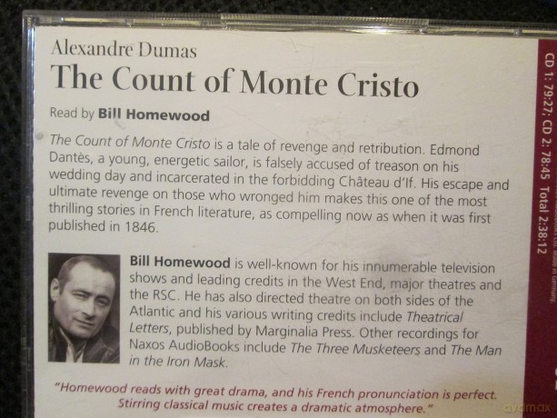 Bill Homewood: The Count Of Monte Christo [2CD]