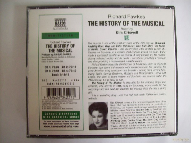 Kim Criswell: The History Of The Musical [4CD]