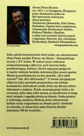 Szachownica Flamandzka - Perez-Reverte Arturo [KSIĄŻKA]