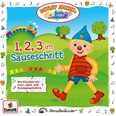 Detlev Jöcker: 1,2,3 Im Sauseschritt [CD]