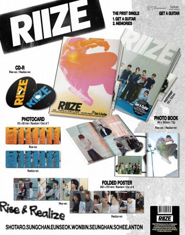 Riize: 1st Single 'Get A Guitar' (Photobook Ver.) [CD]