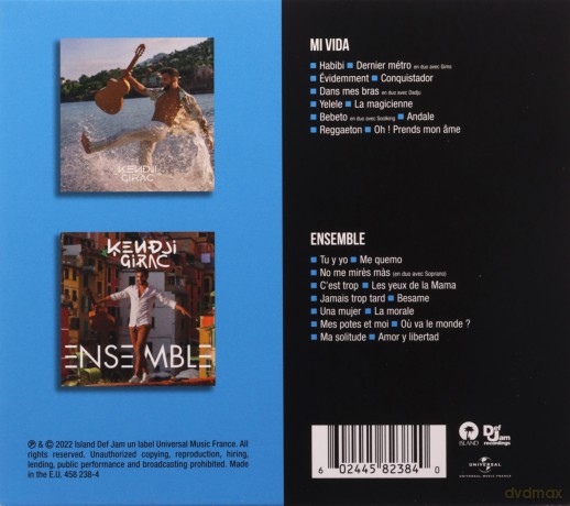 Kendji Girac: 2 Cd Originaux-Mi Vida-Ensemble [2CD]