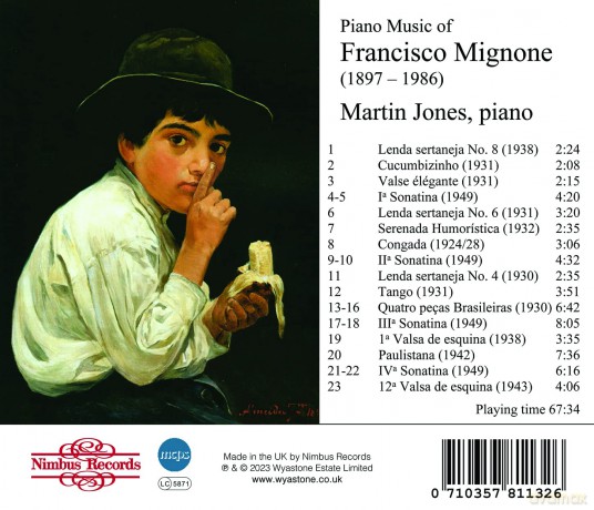 Martin Jones: 20th Century Brazilian Piano Music, Vol. 1 [CD]