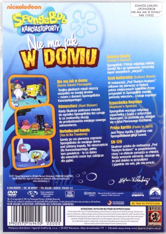 SpongeBob Kanciastoporty / Halloween / Nie Ma Jak w Domu / Przyjaciel Czy Wróg / Zagubieni na morzu Pakiet [5DVD]