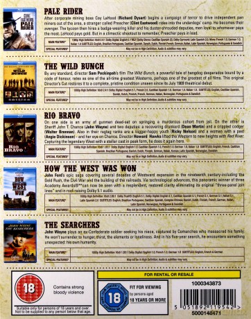 Westerns Collection (1956-1985) [5Blu-Ray]