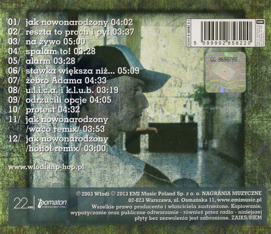 Włodi: Jak Nowo Narodzony (Korzenie Hip-Hopu) [CD]