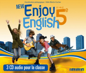 New Enjoy English 5e: 3 Cd Audio Pour La Classe [3CD]