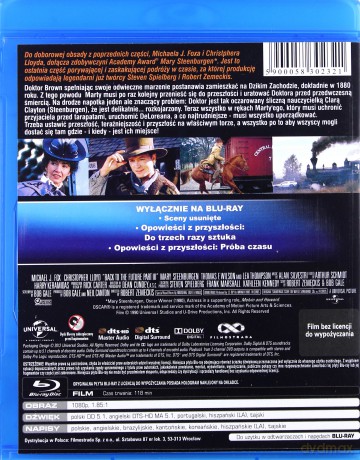 Powrót do przyszłości 3 [Blu-Ray] 