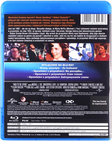 Powrót do przyszłości [Blu-Ray] 