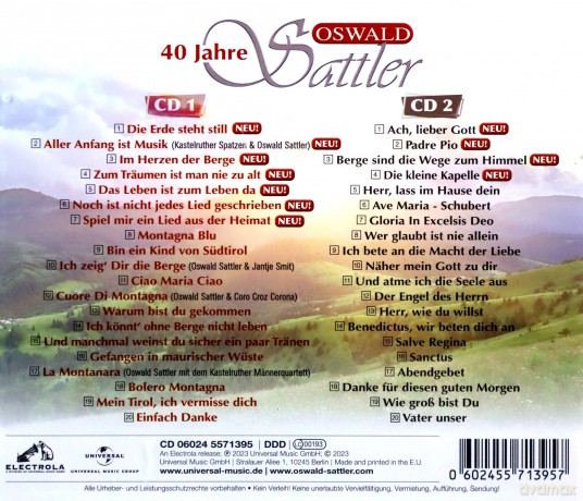 Sattleroswald: 40 Jahre [2CD]
