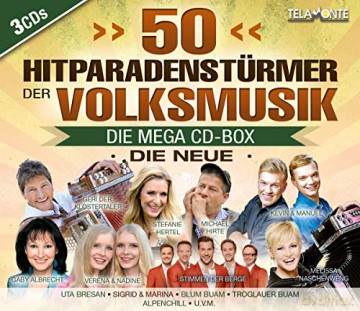 50 Hitparadenstürmer Der Volksmusik - Die Mega Cd-Box [3CD]