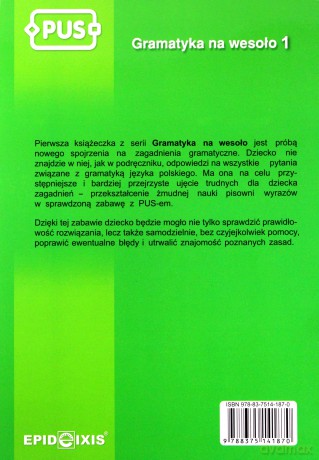 EPIDEIXIS PUS KSIĄŻKA GRAMA.NA WESOŁO 1 31517 [KSIĄŻKA]