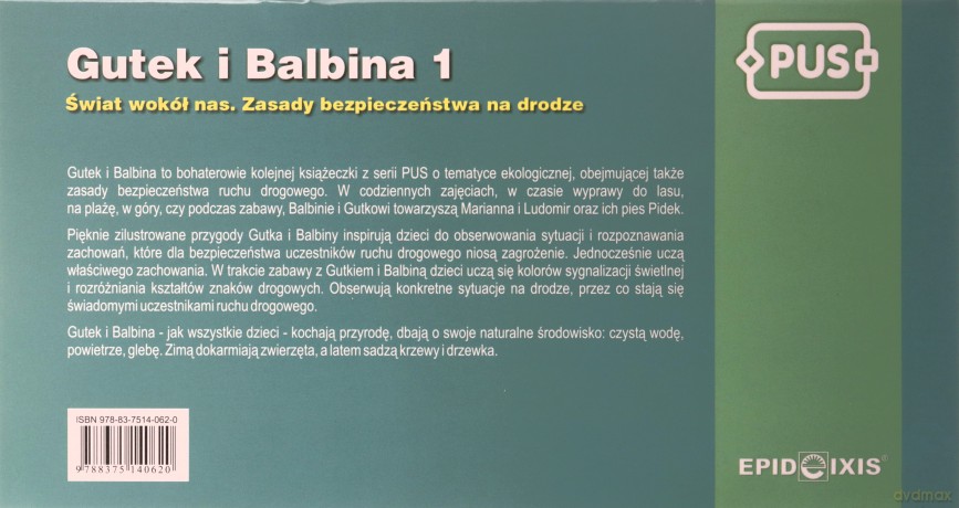 EPIDEIXIS PUS KSIĄŻKA GUTEK I BALBINA 1 15428 [KSIĄŻKA]