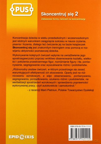 EPIDEIXIS PUS KSIĄŻKA SKONCENTRUJ SIĘ 2 17746 [KSIĄŻKA]
