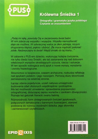 EPIDEIXIS PUS KSIĄŻKA KRÓLEWNA ŚNIEŻKA 1 38444 [KSIĄŻKA]
