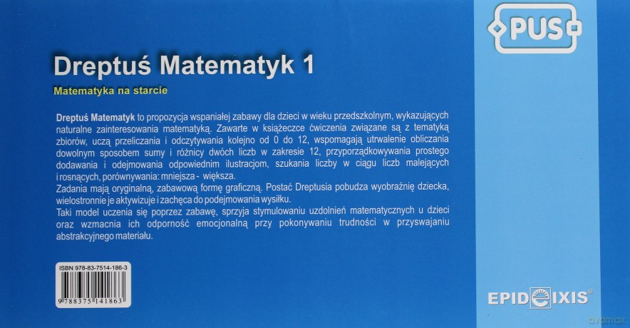 EPIDEIXIS PUS KSIĄŻKA DREPTUŚ MATEMATYK 14053 [KSIĄŻKA]
