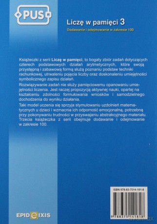 EPIDEIXIS PUS KSIĄŻKA LICZĘ W PAMIECI 3 99091 [KSIĄŻKA]