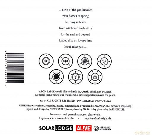 Aeon Sable: Aenigma [2CD]