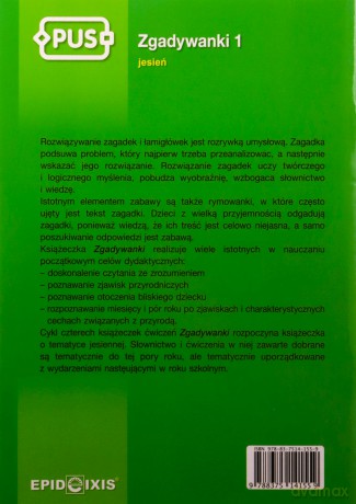 EPIDEIXIS PUS KSIĄŻKA ZGADYWANKI JESIEŃ 7747 [KSIĄŻKA]