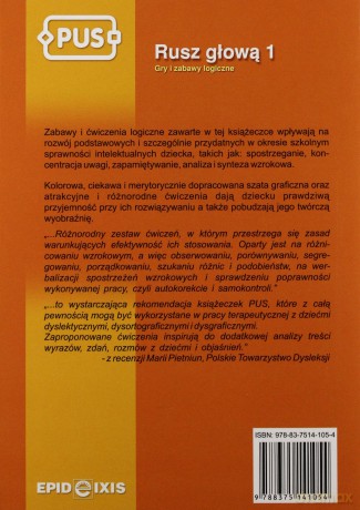 EPIDEIXIS PUS KSIĄŻKA RUSZ GŁOWĄ 1 17708 [KSIĄŻKA]