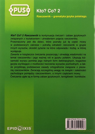 EPIDEIXIS PUS KSIĄŻKA RZECZOWNIK 2 99084 [KSIĄŻKA]