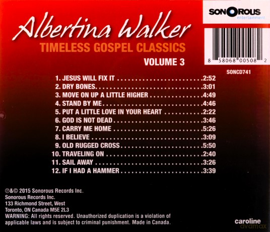Albertina Walker-Timeless Gospel Classics [CD]
