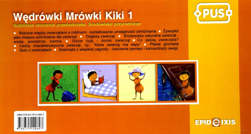 EPIDEIXIS PUS KSIĄŻKA WĘDRÓWKI MRÓWKI 1 40897 [KSIĄŻKA]