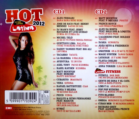 Hot Latina: Alex Ferrari,Michel Telo,Gusttavo.. [2CD]